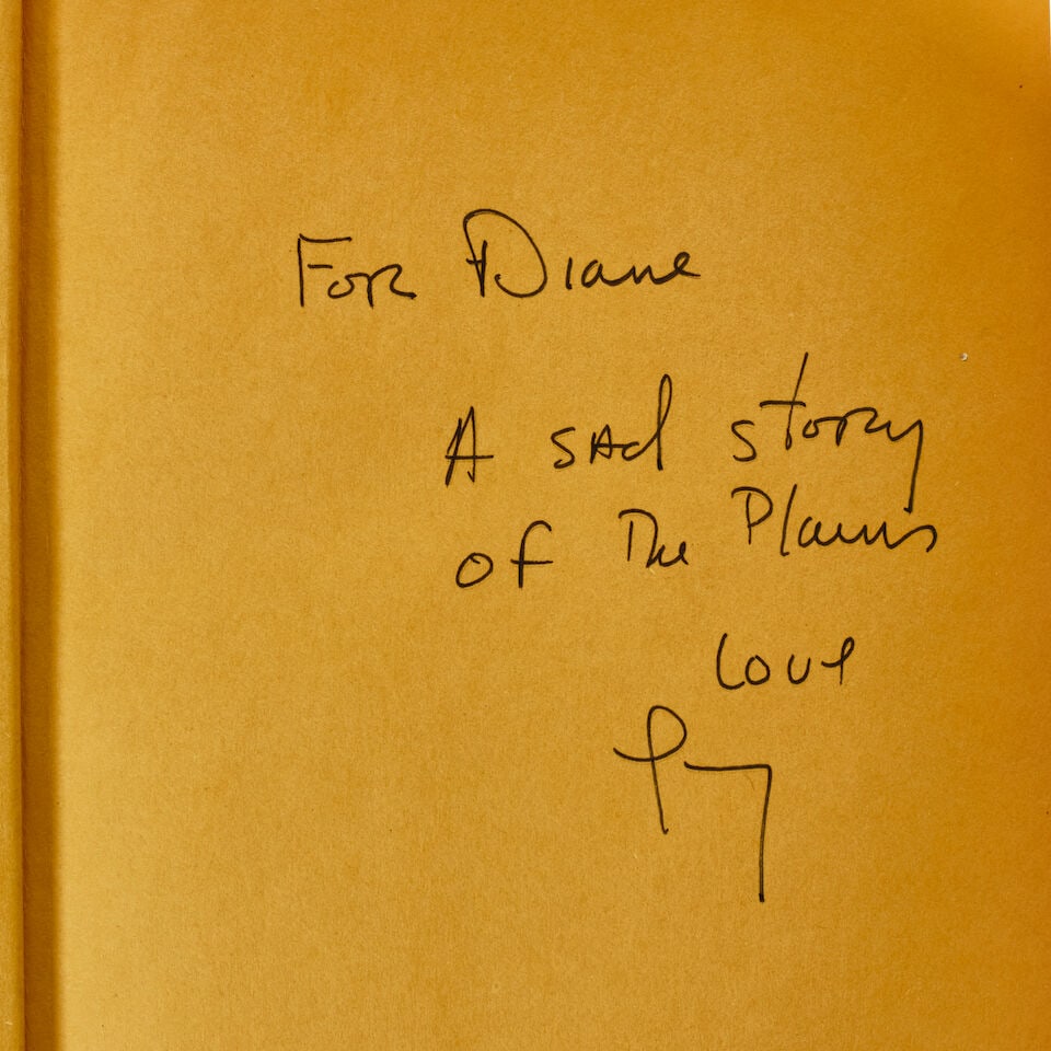 A PRESENTATION COPY OF LONESOME DOVE INSCRIBED TO DIANE KEATON. McMURTRY, LARRY. 1936-2021. - 2