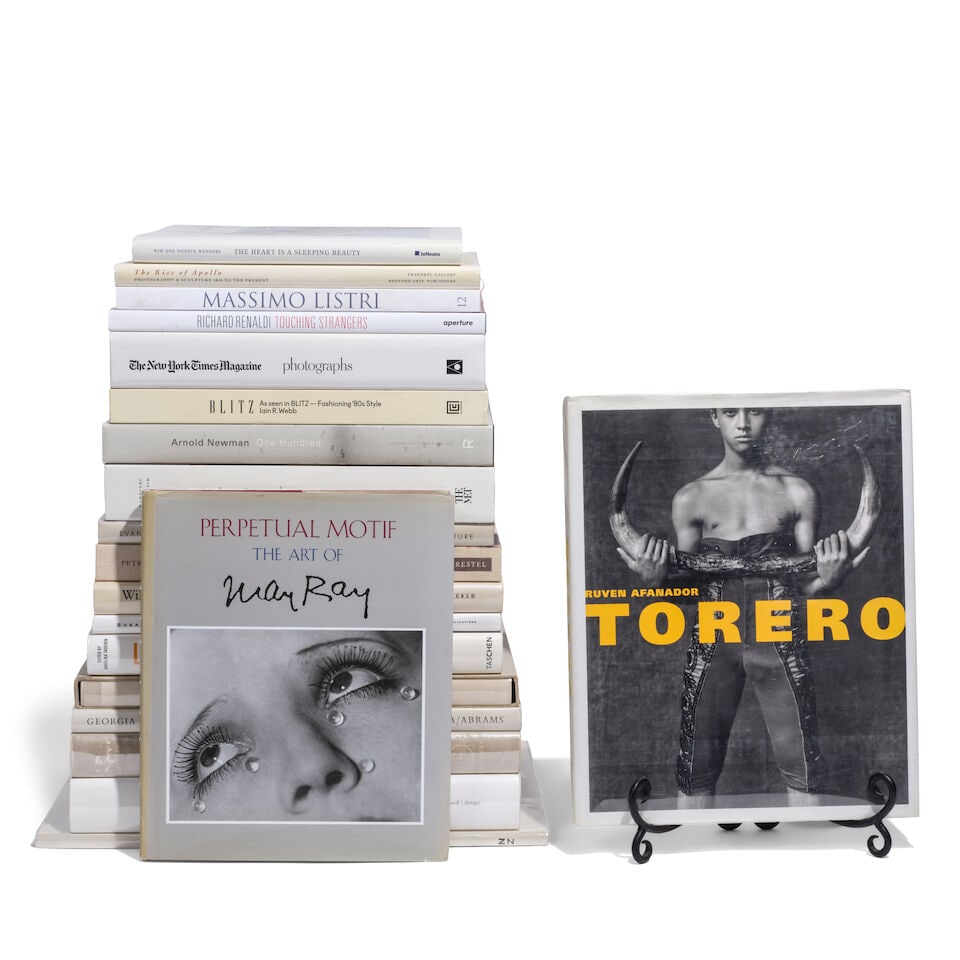 DIANE KEATON: A CURATED SELECTION OF WHITE AND BLACK BOOKS: DIANE KEATON: A CURATED SELECTION OF WHITE AND BLACK BOOKS Including Torero by Ruvé Afanador, inscribed and signed by the author, Alfred Stieglitz: Photographs & Writings by Sarah Greenough and J