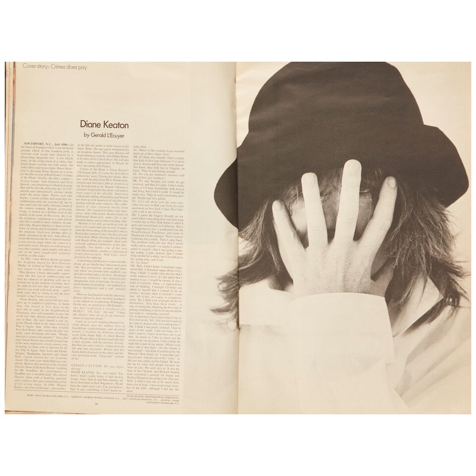 DIANE KEATON: TWO MAGAZINE COVER STORIES - 2