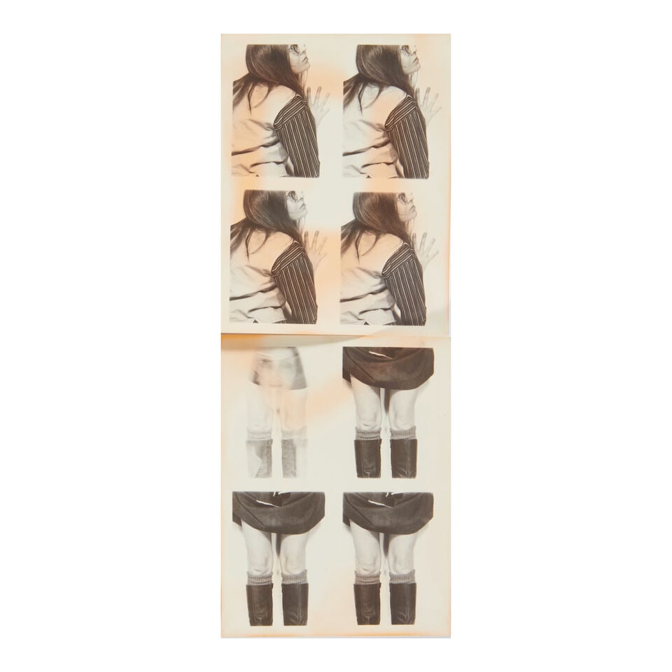 DIANE KEATON (AMERICAN, 1946-2025): TWO BLACK AND WHITE PHOTOBOOTH STRIPS1970s: DIANE KEATON (AMERICAN, 1946-2025): TWO BLACK AND WHITE PHOTOBOOTH STRIPS 1970s each strip 4 3/4 x 3 3/4in This lot is subject to the following lot symbols: ¤ ¤ Unless indicated by the