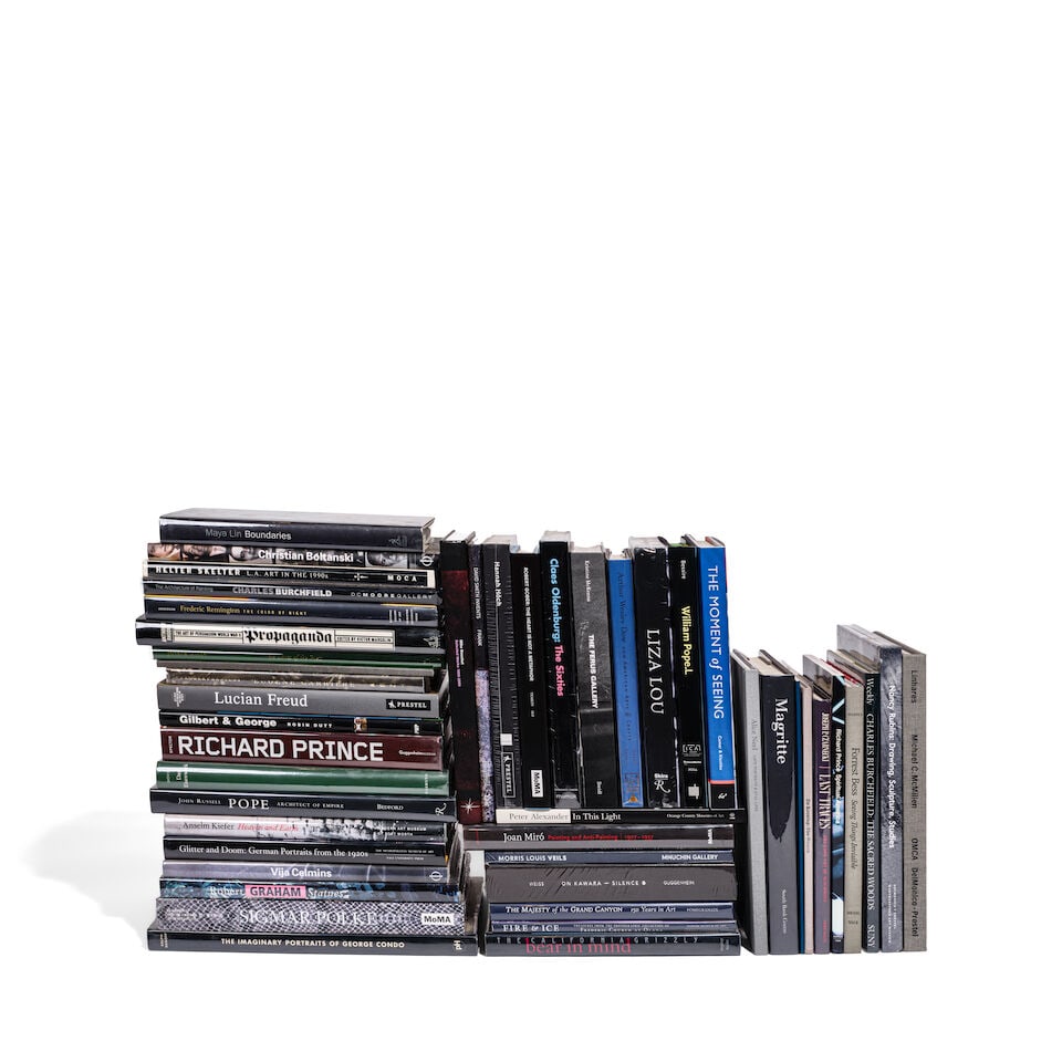 DIANE KEATON: A CURATED SELECTION OF BLACK BOOKS FEATURING TITLES ON ART: DIANE KEATON: A CURATED SELECTION OF BLACK BOOKS FEATURING TITLES ON ART Including Glitter and Doom: German Portraits from the 1920s by Sabine Rewald, Helter Skelter: L.A. Art in the 1990s book for