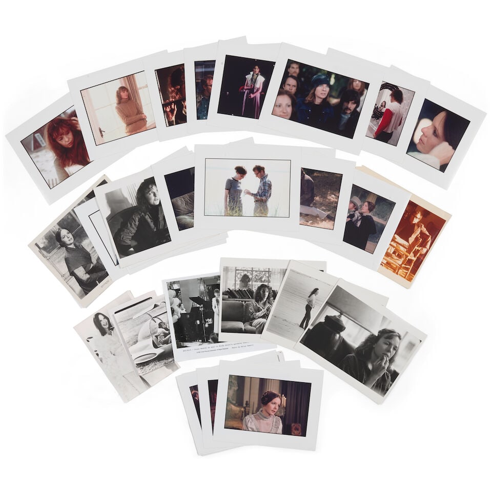 DIANE KEATON: A GROUP OF COLORED AND BLACK AND PHOTOGRAPHS FROM VARIOUS WOODY ALLEN FILMS (1 of 12)