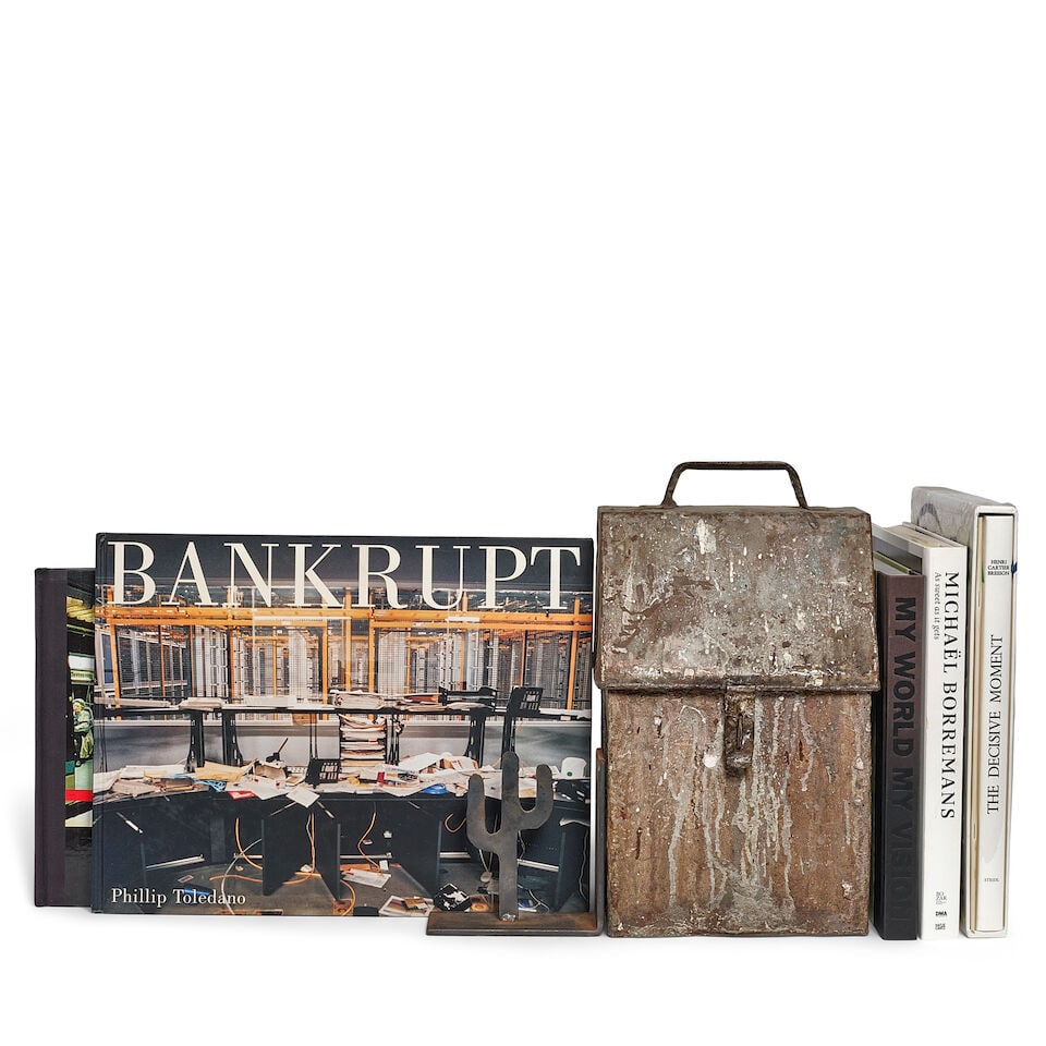 DIANE KEATON: A CURATED SELECTION OF RUSTIC BOOKS AND DECORATIONS: DIANE KEATON: A CURATED SELECTION OF RUSTIC BOOKS AND DECORATIONS Including METRO: Photographic Elevations of Selected Paris Metro Stations by Larry Yust, Bankrupt by Phillip Toledano, Henri Cartier B