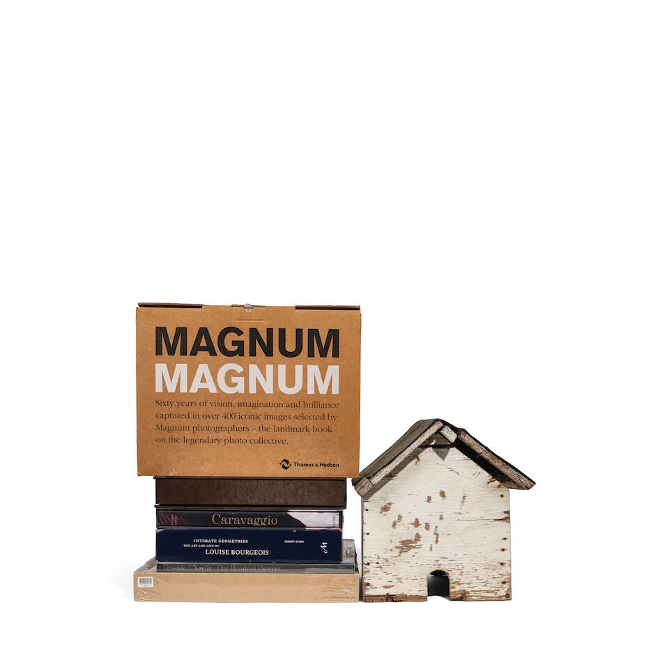 DIANE KEATON: A CURATED SELECTION OF BOOKS, PRINTED PHOTOGRAPHS, AND A PAINTED WOOD HOUSE (1 of 1)