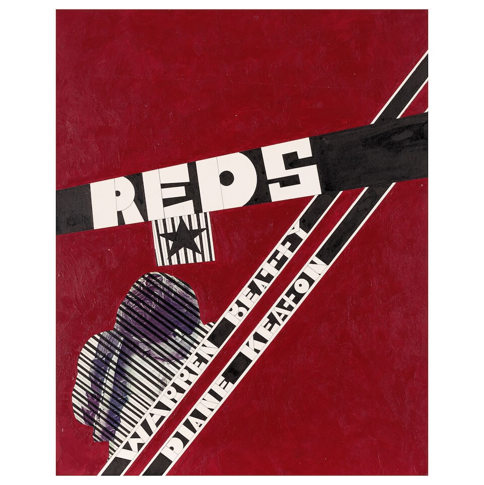 DIANE KEATON (AMERICAN, 1946-2025): FOUR COLLAGES MADE FOR THE MOVIE REDS - 2