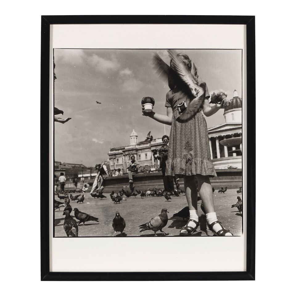 DIANE KEATON (AMERICAN, 1946-2025): PIGEONS OF TRAFALGAR SQUARELondon, 1980s - 11