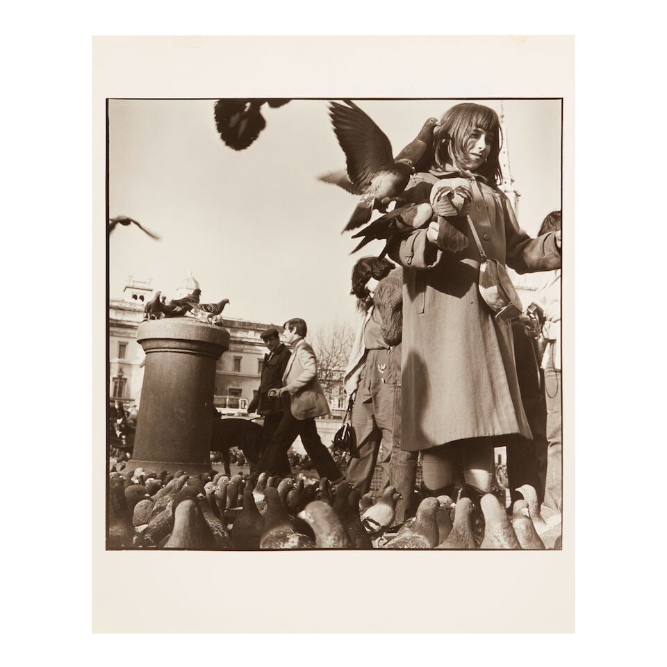 DIANE KEATON (AMERICAN, 1946-2025): PIGEONS OF TRAFALGAR SQUARELondon, 1980s - 2