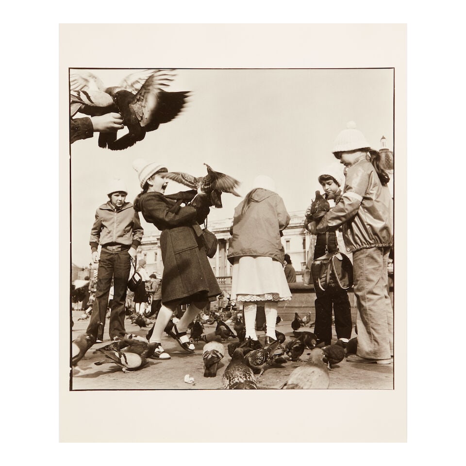DIANE KEATON (AMERICAN, 1946-2025): PIGEONS OF TRAFALGAR SQUARELondon, 1980s - 4