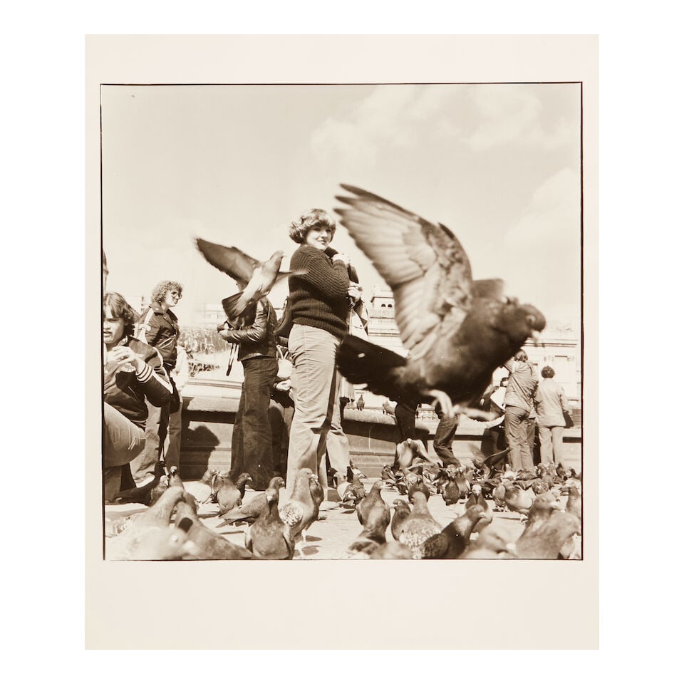 DIANE KEATON (AMERICAN, 1946-2025): PIGEONS OF TRAFALGAR SQUARELondon, 1980s - 5