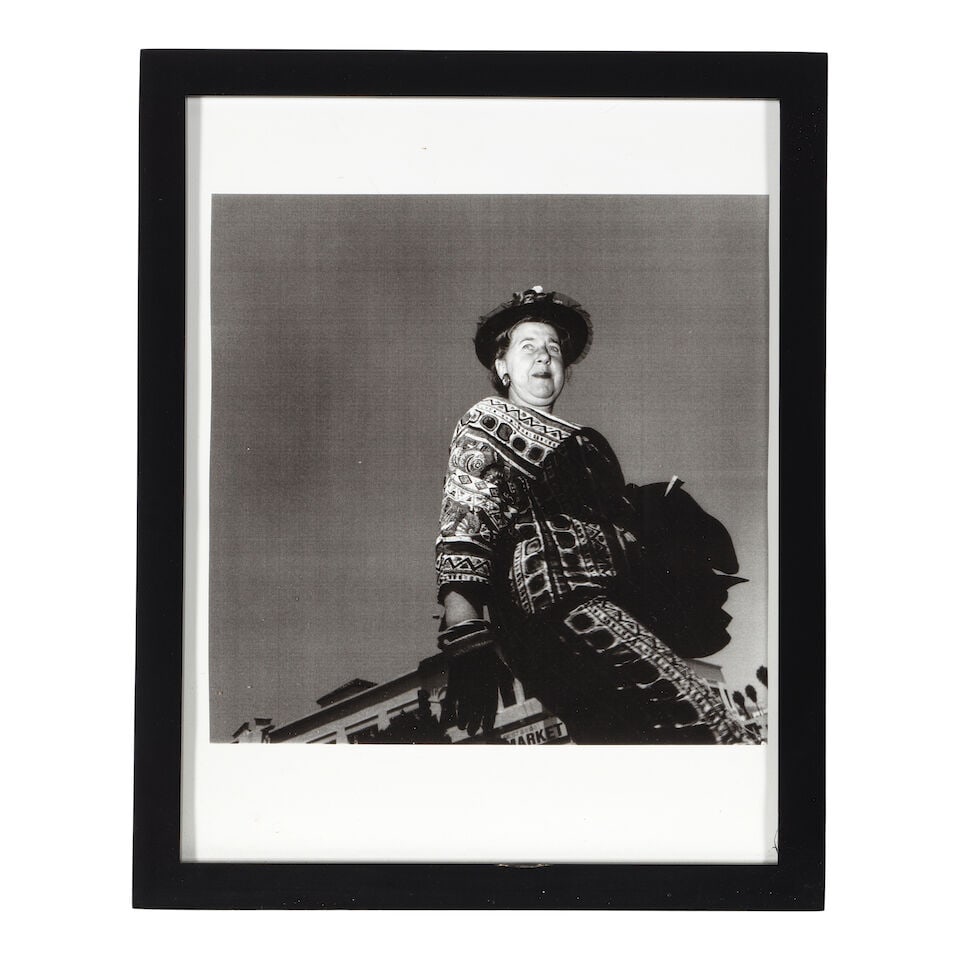 DIANE KEATON (AMERICAN, 1946-2025): SIX FRAMED BLACK AND WHITE PHOTOGRAPHS: PHOTOS OF PEOPLE ON ... - 6