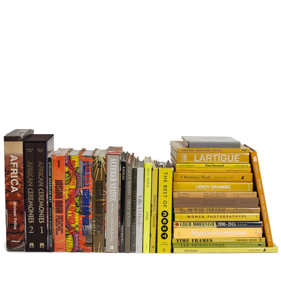DIANE KEATON: A CURATED GROUP OF YELLOW ART, PHOTOGRAPHY AND CULTURE BOOKS: DIANE KEATON: A CURATED GROUP OF YELLOW ART, PHOTOGRAPHY AND CULTURE BOOKS Including Africa by Michael Poliza, Altered States: The Library of Julius Santo Domingo and The Kind Survey Photographs by