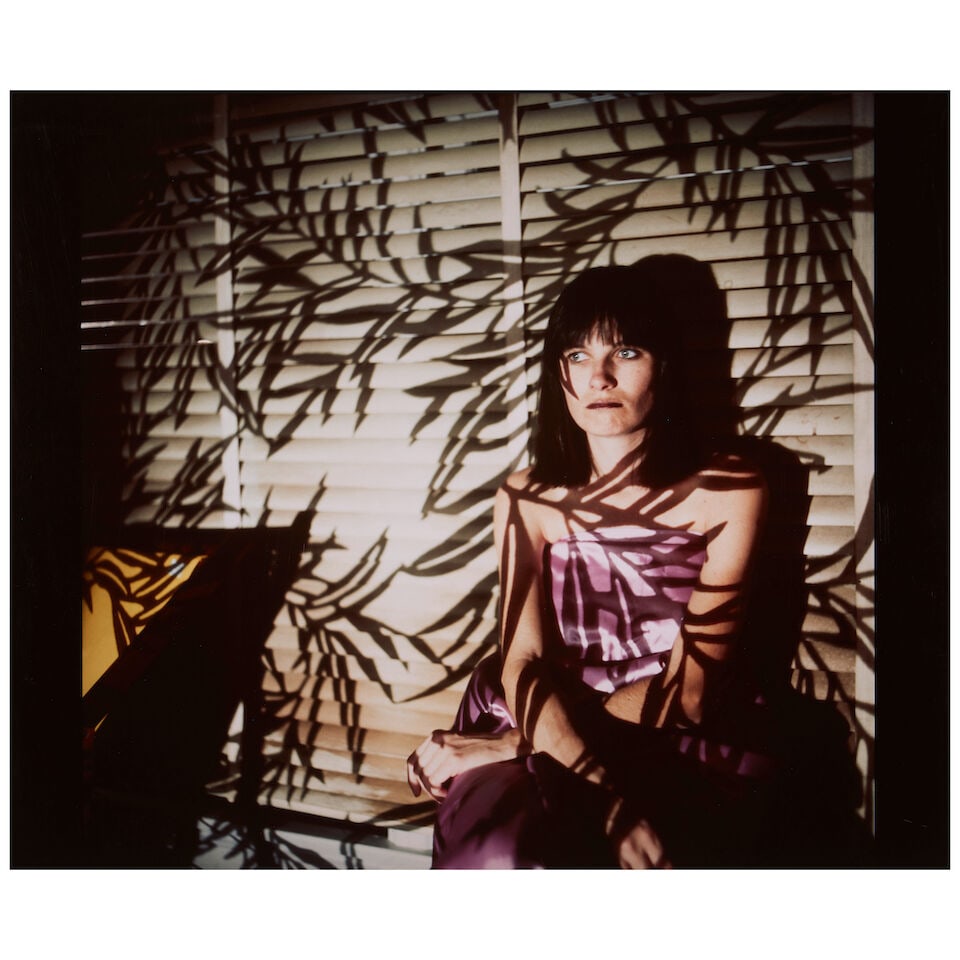 DIANE KEATON (AMERICAN, 1946-2025): THREE LARGE FORMAT COLORED PHOTOGRAPHS: DIANE KEATON (AMERICAN, 1946-2025): THREE LARGE FORMAT COLORED PHOTOGRAPHS One initialed D.K. (on the verso), the others unsigned. each sheet 20 x 24in This lot is subject to the following lot