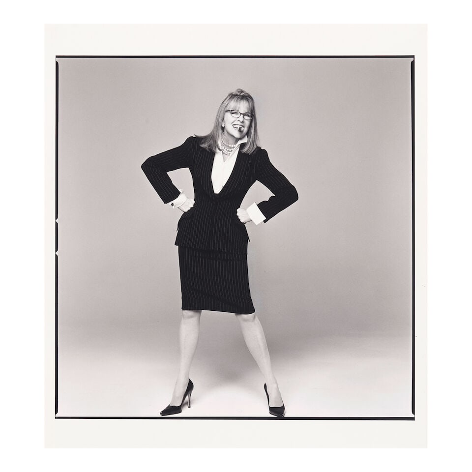 BRIGITTE LACOMBE (AMERICAN, BORN 1950): TWO BLACK AND WHITE PHOTOGRAPHS FOR HANGING UPColumbia P...: BRIGITTE LACOMBE (AMERICAN, BORN 1950): TWO BLACK AND WHITE PHOTOGRAPHS FOR HANGING UP Columbia Pictures, 2000 Each taped to the matte and accompanied by sheets stamped 'PHOTOGRAPH / LACOMBE'. 10 1/4