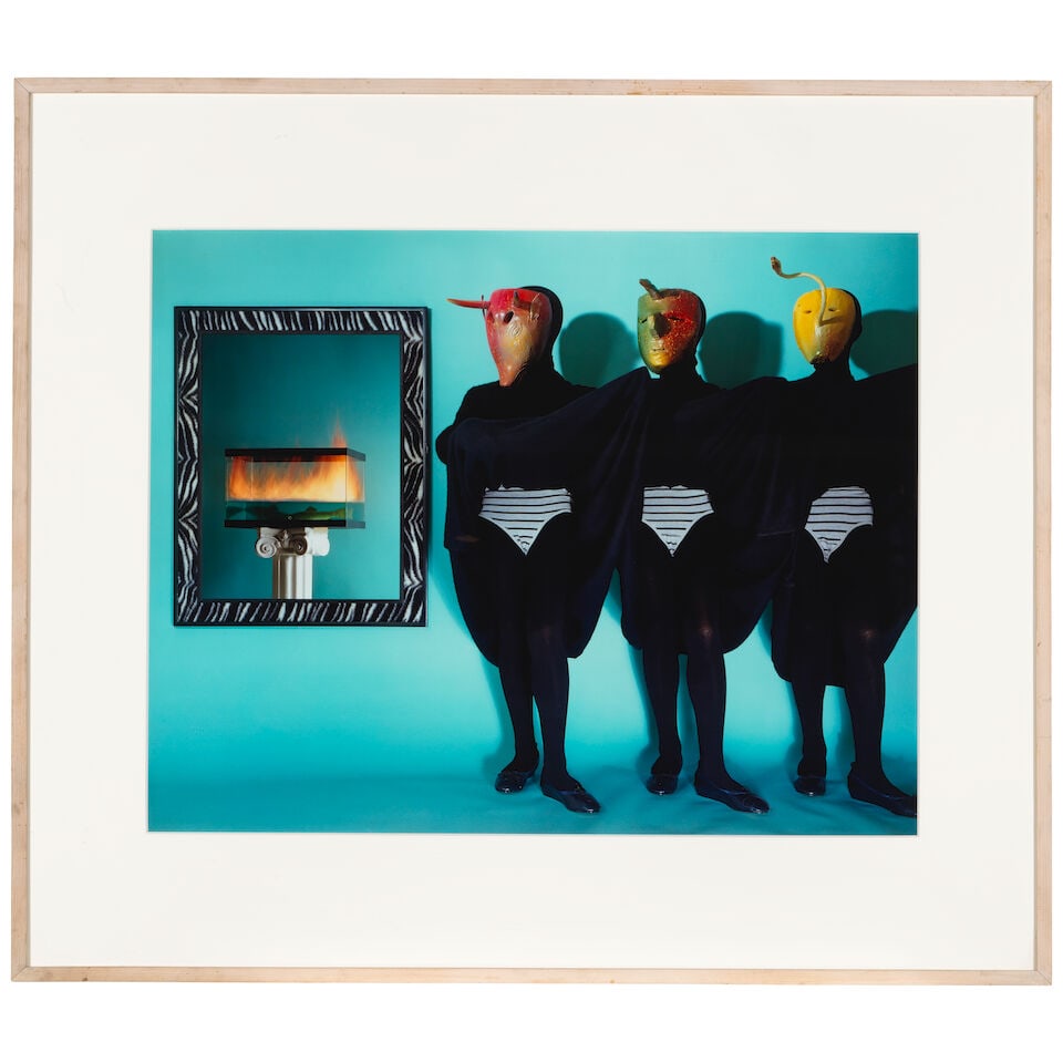 DIANE KEATON (AMERICAN, 1946-2025): TWO FRAMED LARGE COLORED SURREALIST PHOTOGRAPHS - 3