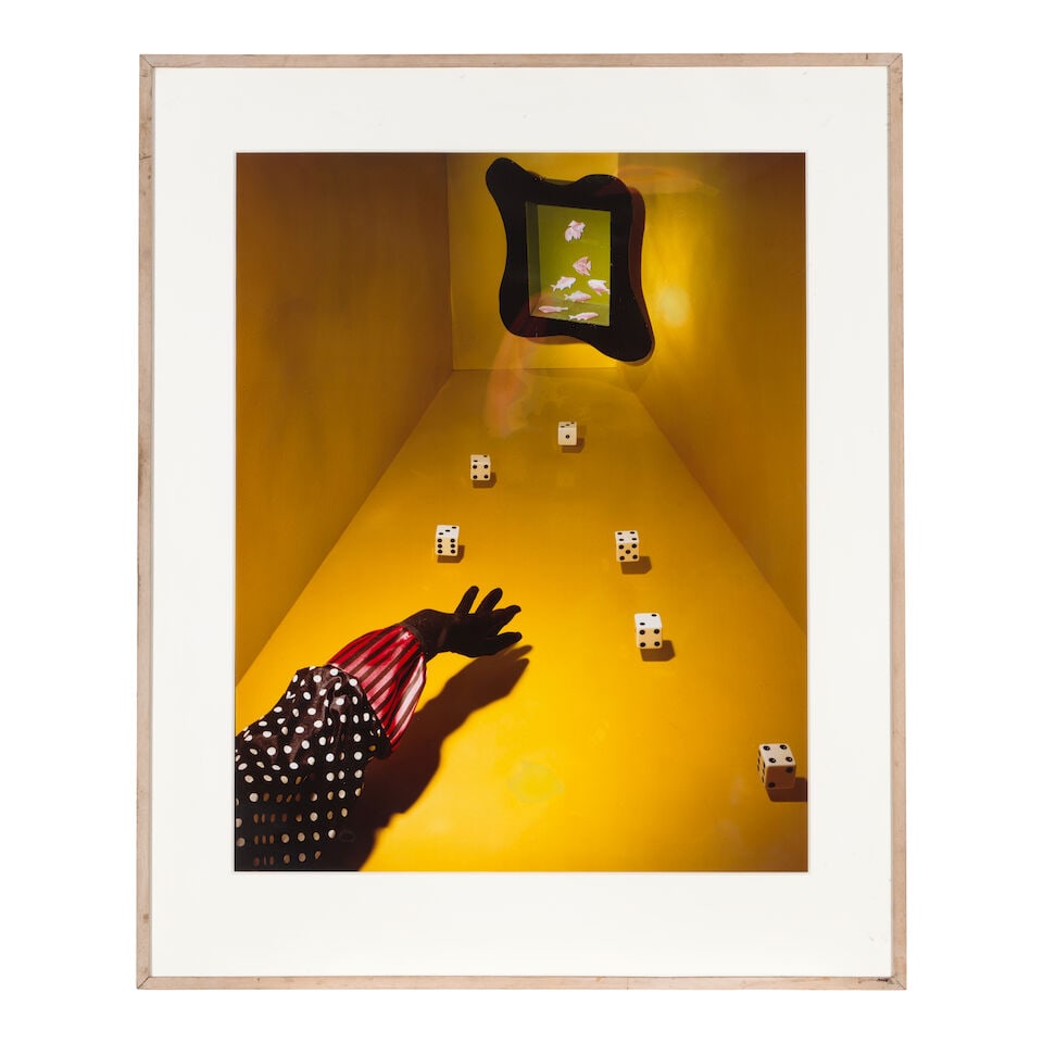 DIANE KEATON (AMERICAN, 1946-2025): TWO FRAMED LARGE COLORED SURREALIST PHOTOGRAPHS - 5