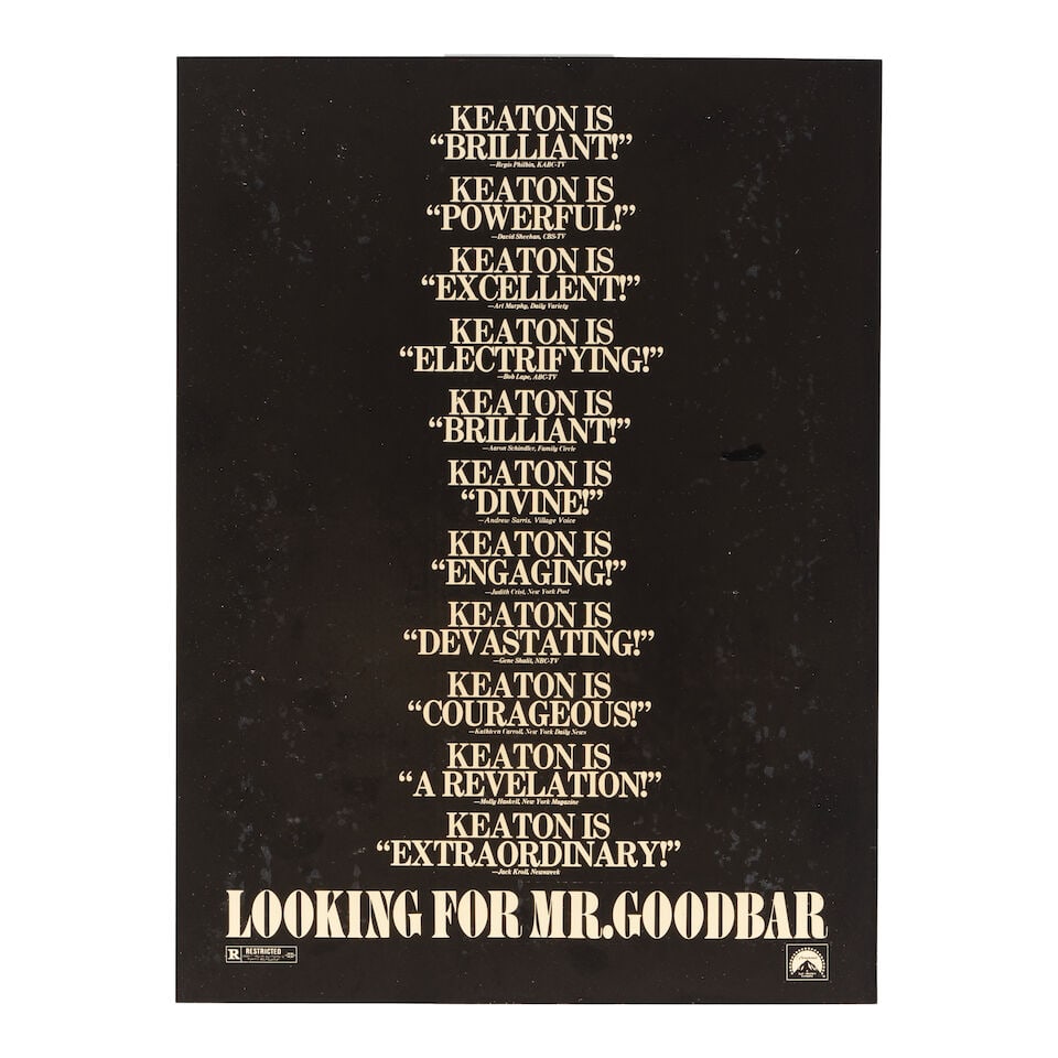 FIVE DIANE KEATON FILM POSTERS - 9