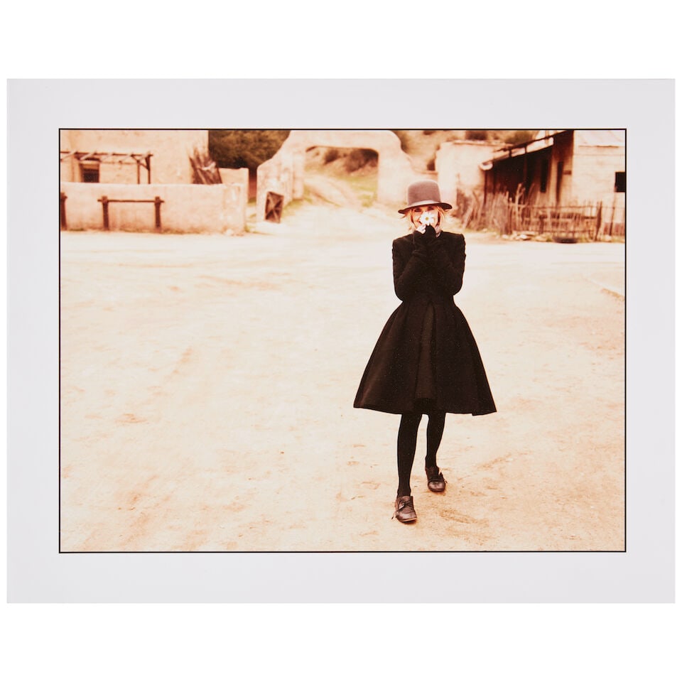 RUVÉN AFANADOR (COLOMBIAN-AMERICAN, BORN 1959): TWO COLORED PHOTOGRAPHS OF DIANE KEATON (1 of 2)