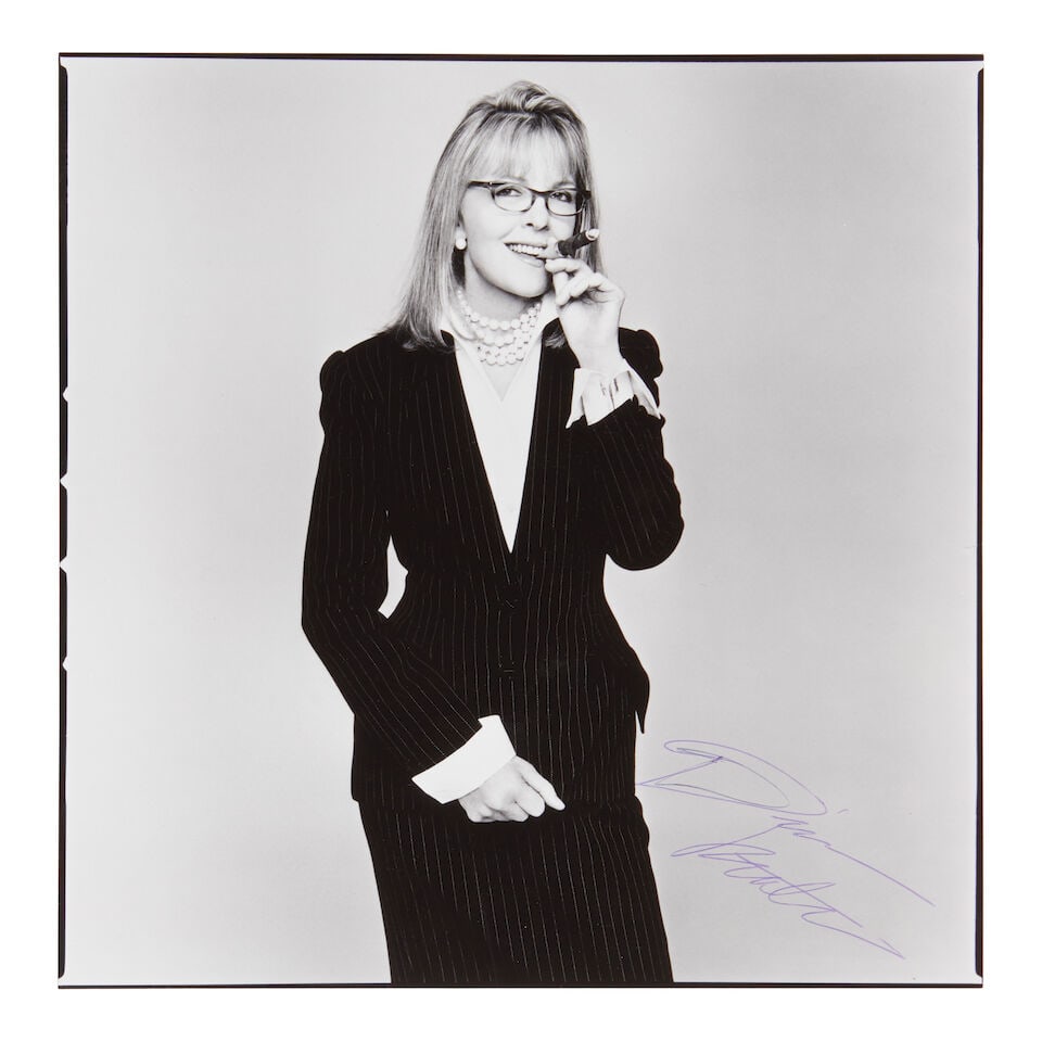 DIANE KEATON: A GROUP OF SIGNED BLACK AND WHITE PORTRAITS - 3