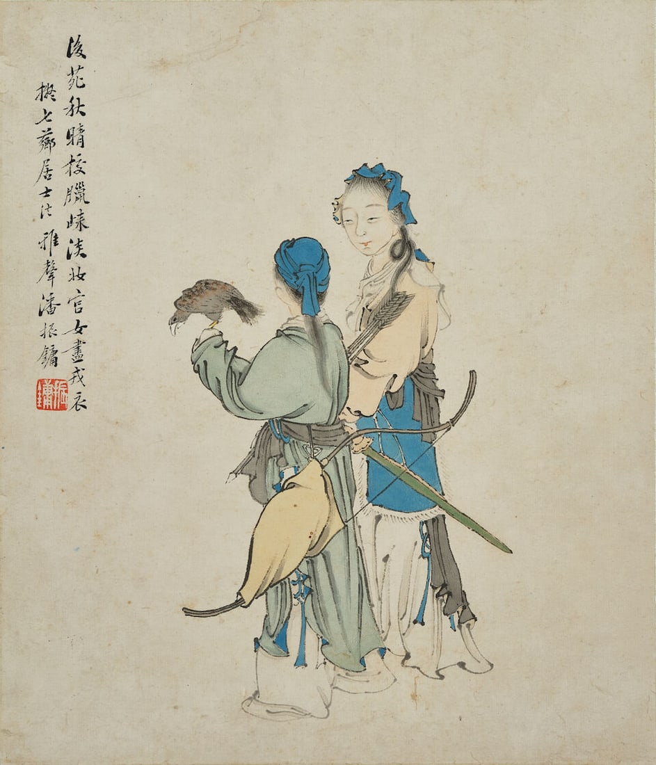 PAN ZHENYONG (1852-1921) Figures, 1890, 1891 - 7