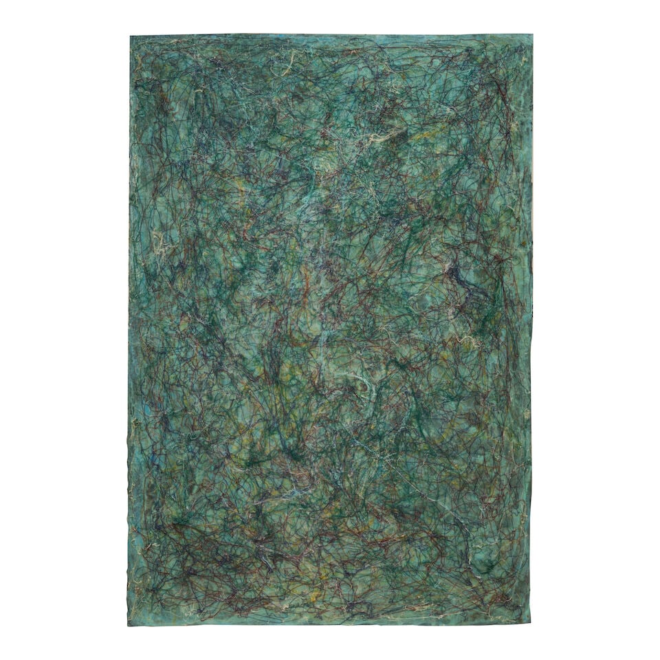 MOSHEKWA LANGA (B. 1975) Blue Abstract - 3