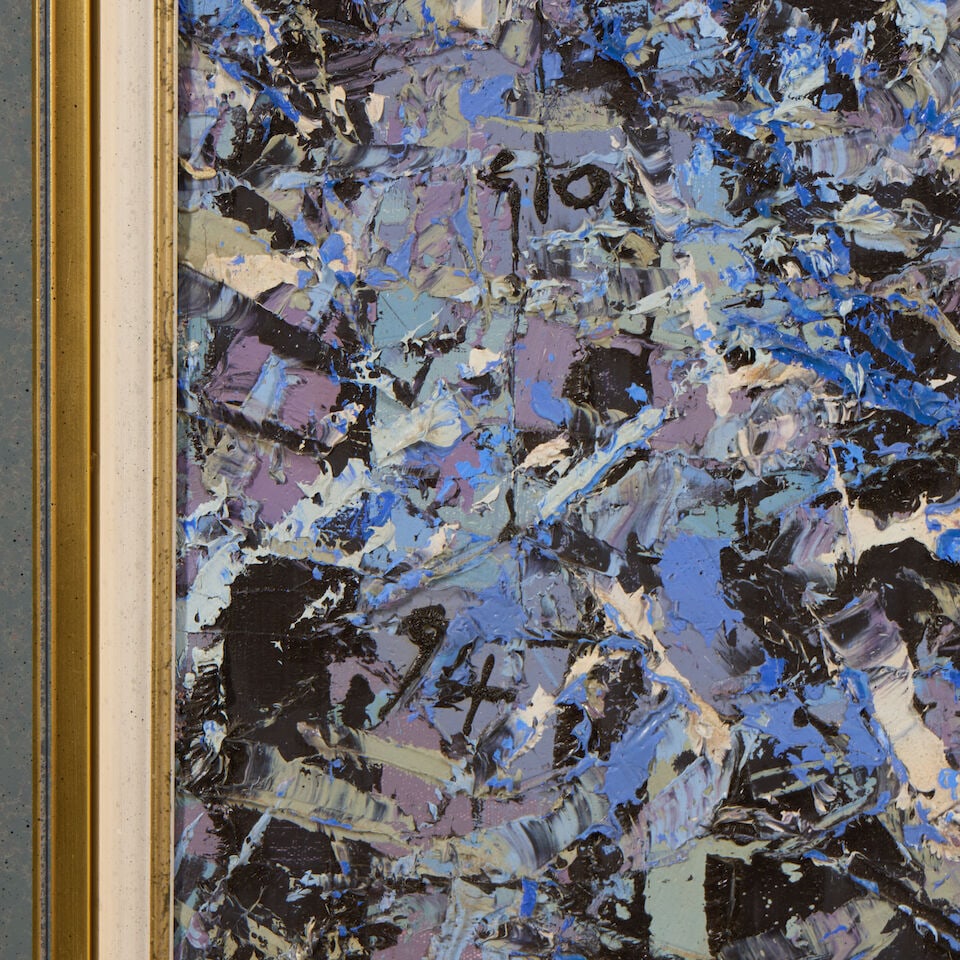 ABLADE GLOVER (B. 1934) Blue Forestscape - 3