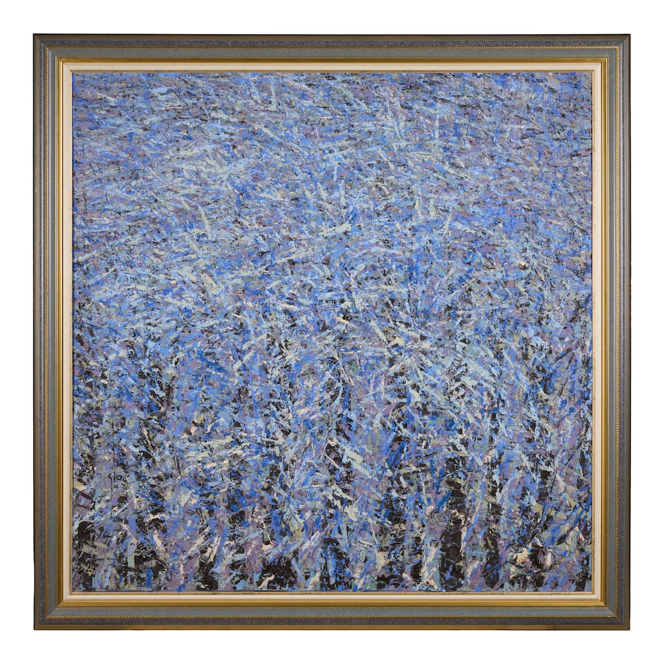 ABLADE GLOVER (B. 1934) Blue Forestscape - 4