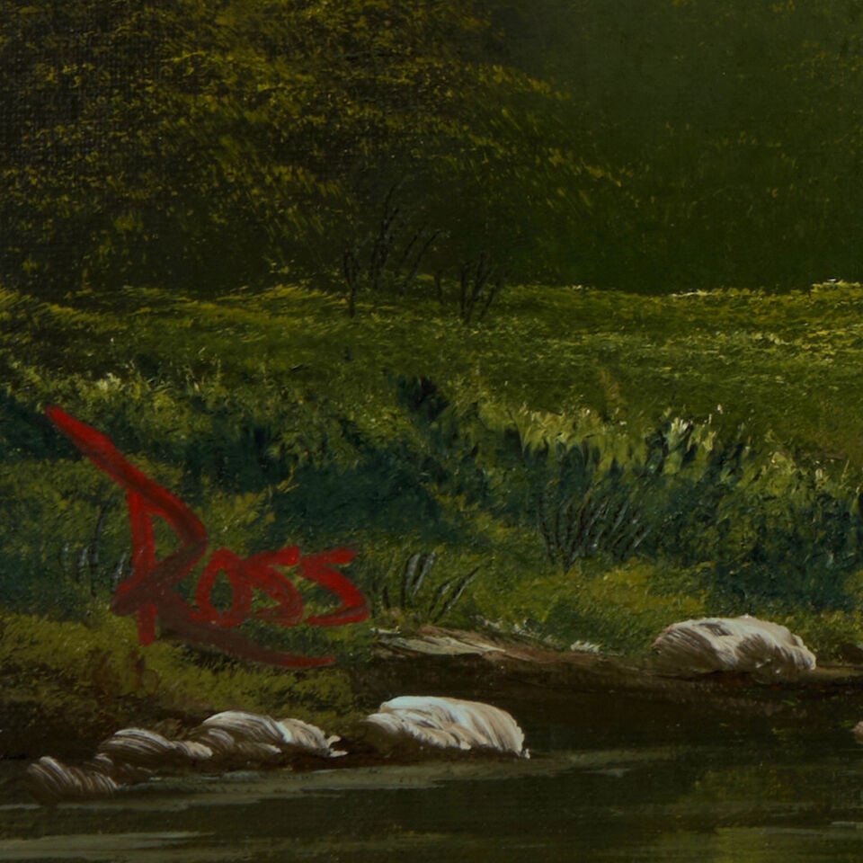 BOB ROSS (1942-1995) Wilderness Cabin - 2