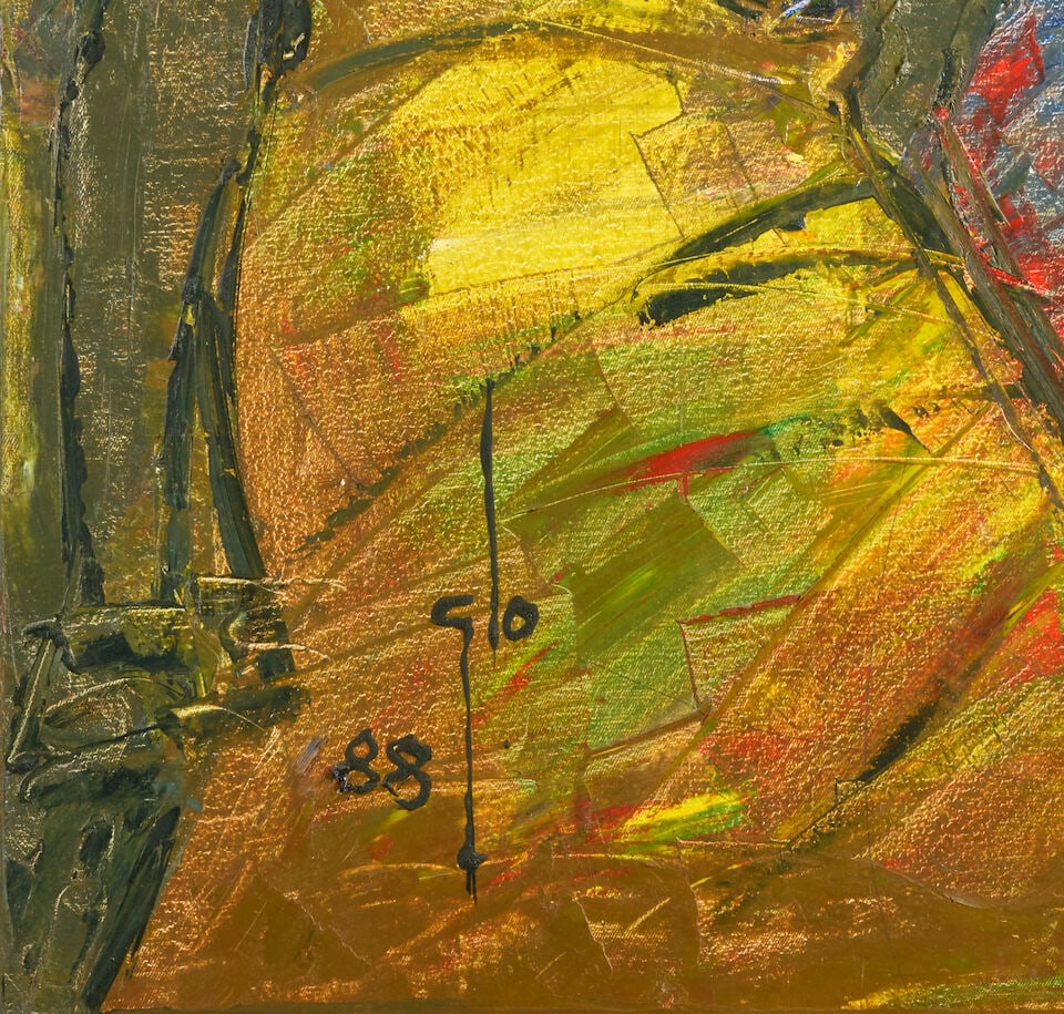 ABLADE GLOVER (B. 1934) Yellow Women - 2