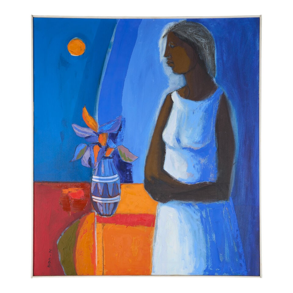 CÁNDIDO BIDÓ (1936-2011) Woman with Vase of Flowers - 4