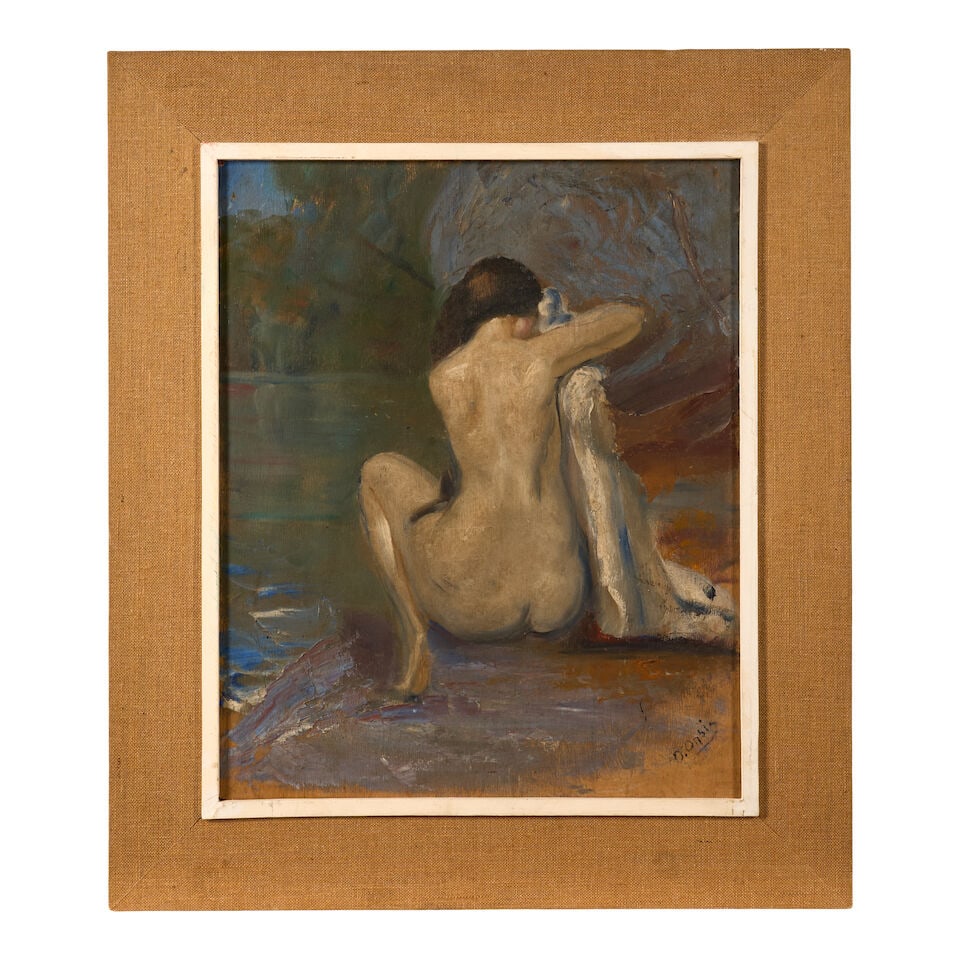 OMAR ONSI (1901-1969) A Nude Bathing - 4