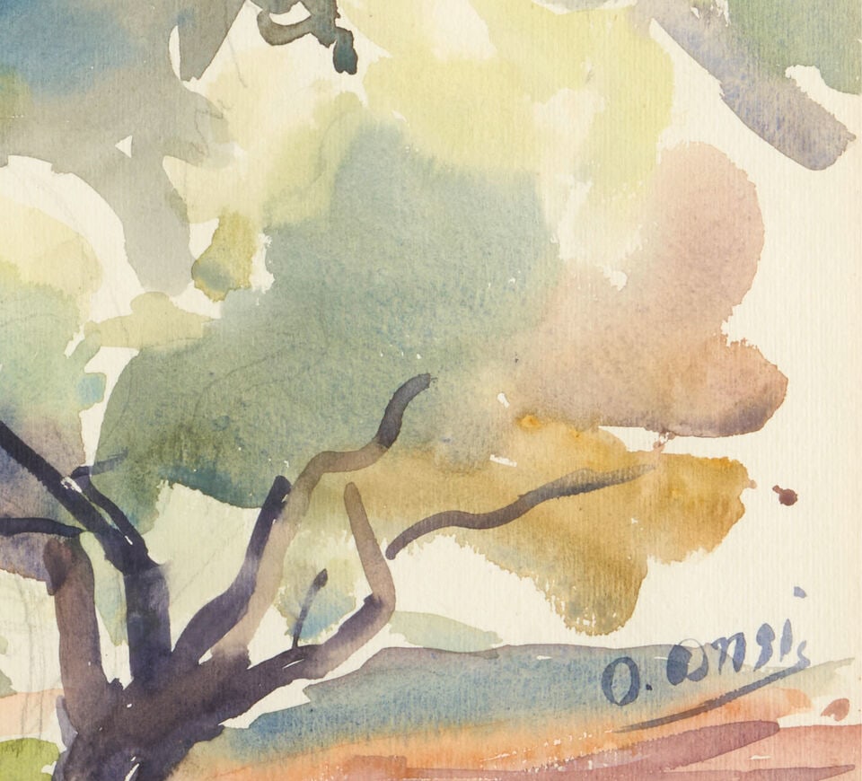 OMAR ONSI (1901-1969) Landscape - 2