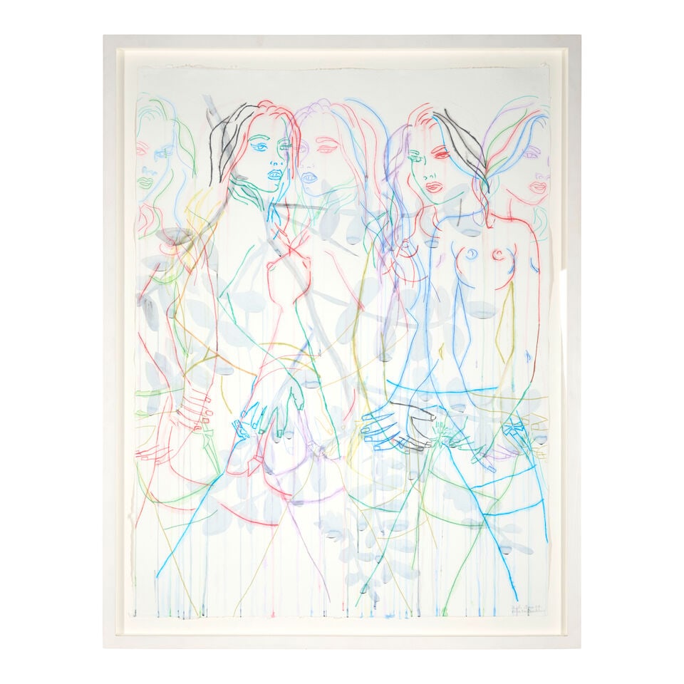 GHADA AMER (B.1963) AND REZA FARKHONDEH (B. 1963) Untitled - 3