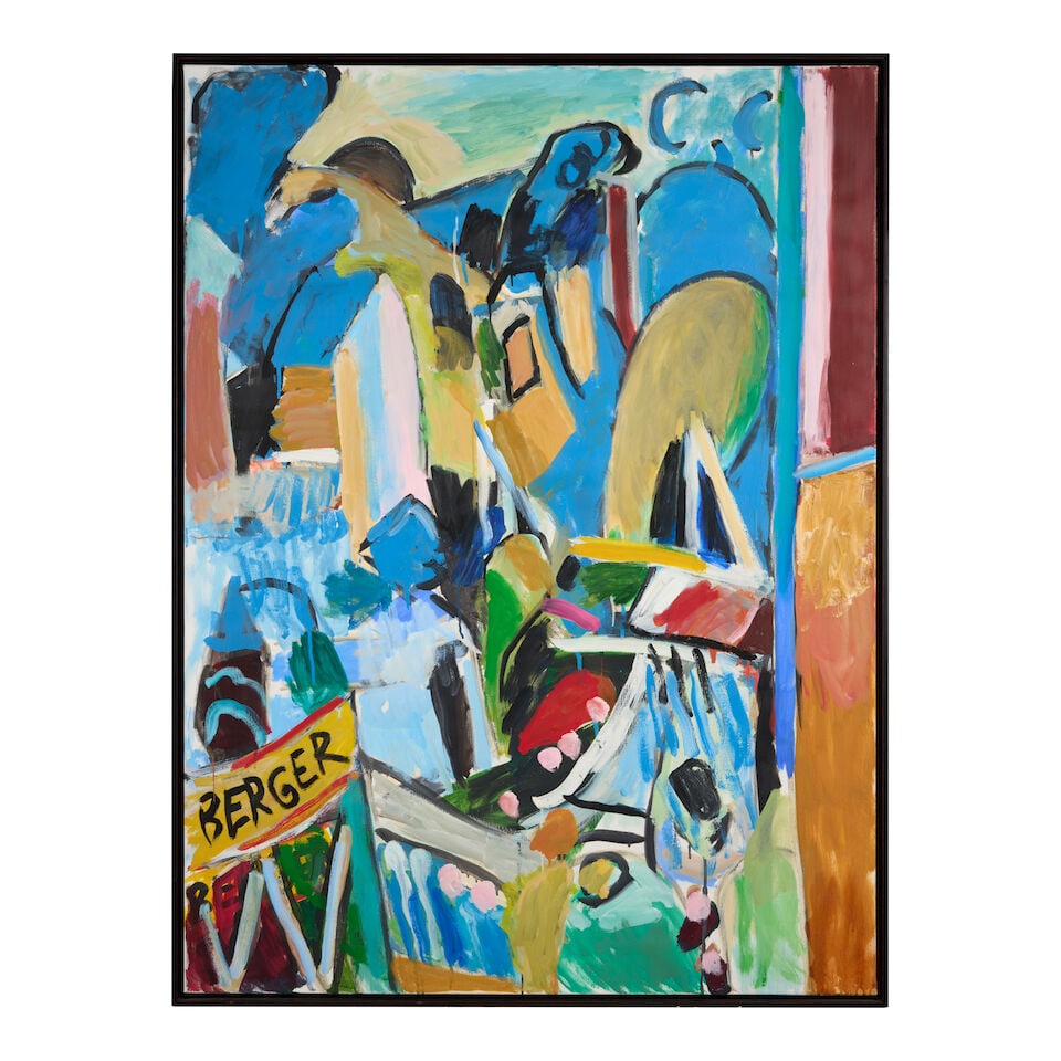 JASON BERGER (1924-2010) Cafe Garden, St. Valery - 3