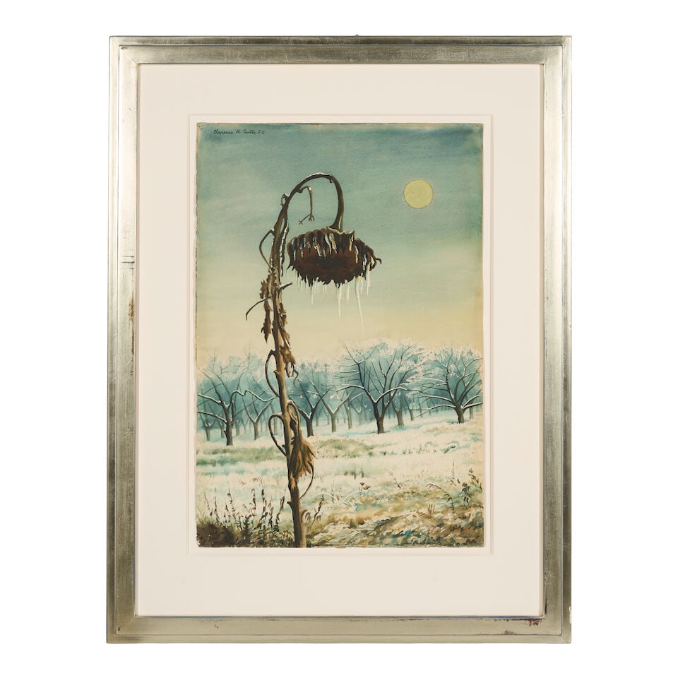 CLARENCE HOLBROOK CARTER (1904-2000) Sunflower in Winter - 3