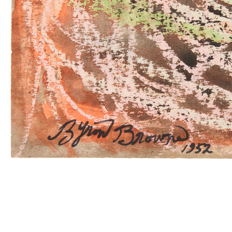 BYRON BROWNE (1907-1961) Abstract - 3
