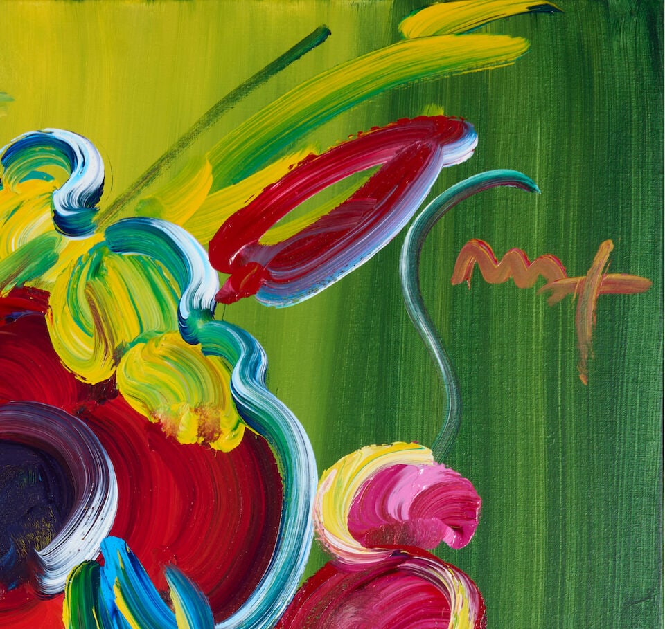 PETER MAX (B. 1937) Vase of Flowers Series 83 VER IV #2 - 2