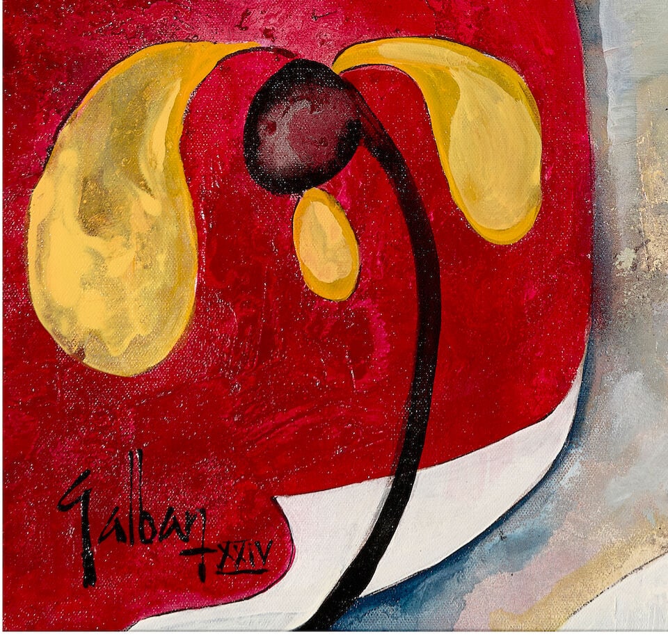 AGALBAN (EDEL ALVAREZ GALBAN) (B. 1957) Deshojando Margaritas - 2