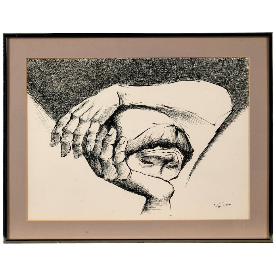 EDUARDO KINGMAN (1913-1997) Head in Hands - 4