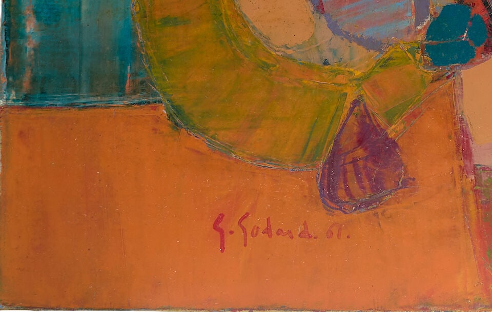GABRIEL GODARD (1933-2023) Nature morte au grand compotièr - 2