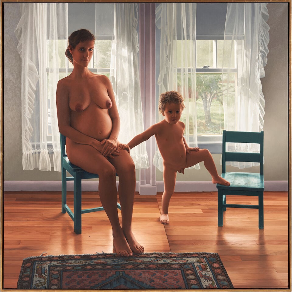 SCOTT PRIOR (B. 1949) Nanny Pregnant with Max - 4