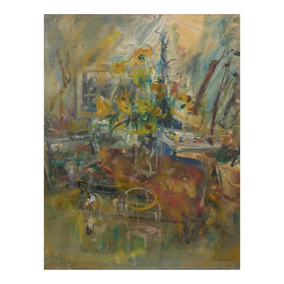 MAURICE SIEVAN (1889-1981) Studio Interior (1 of 4)