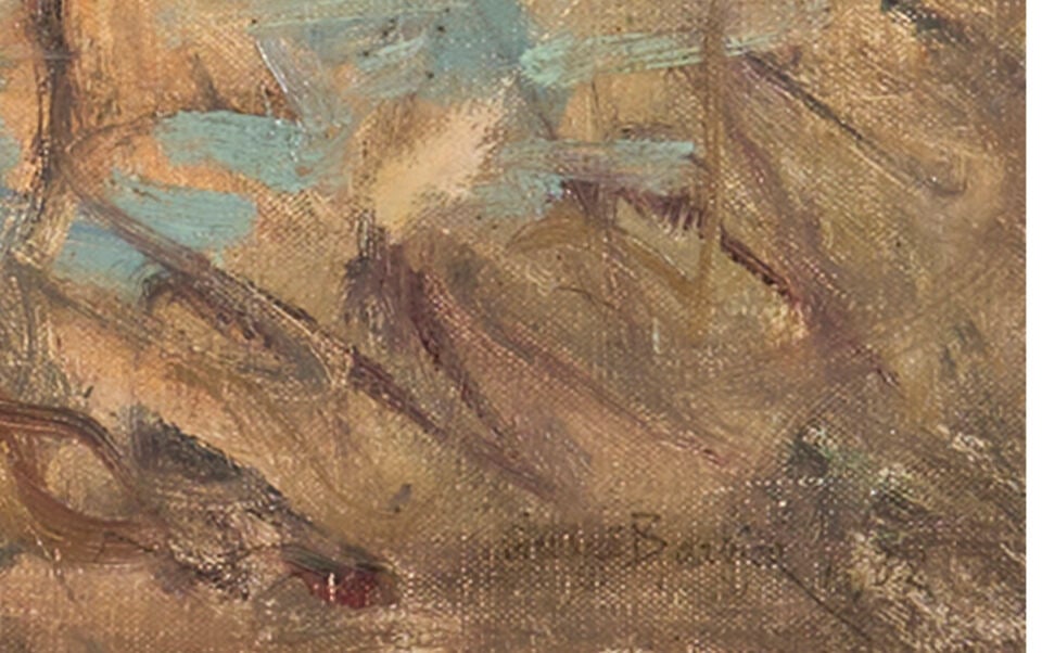 ANDRÉ BARBIER (1883-1970) Remorqueur sur le Fleuvo - 2