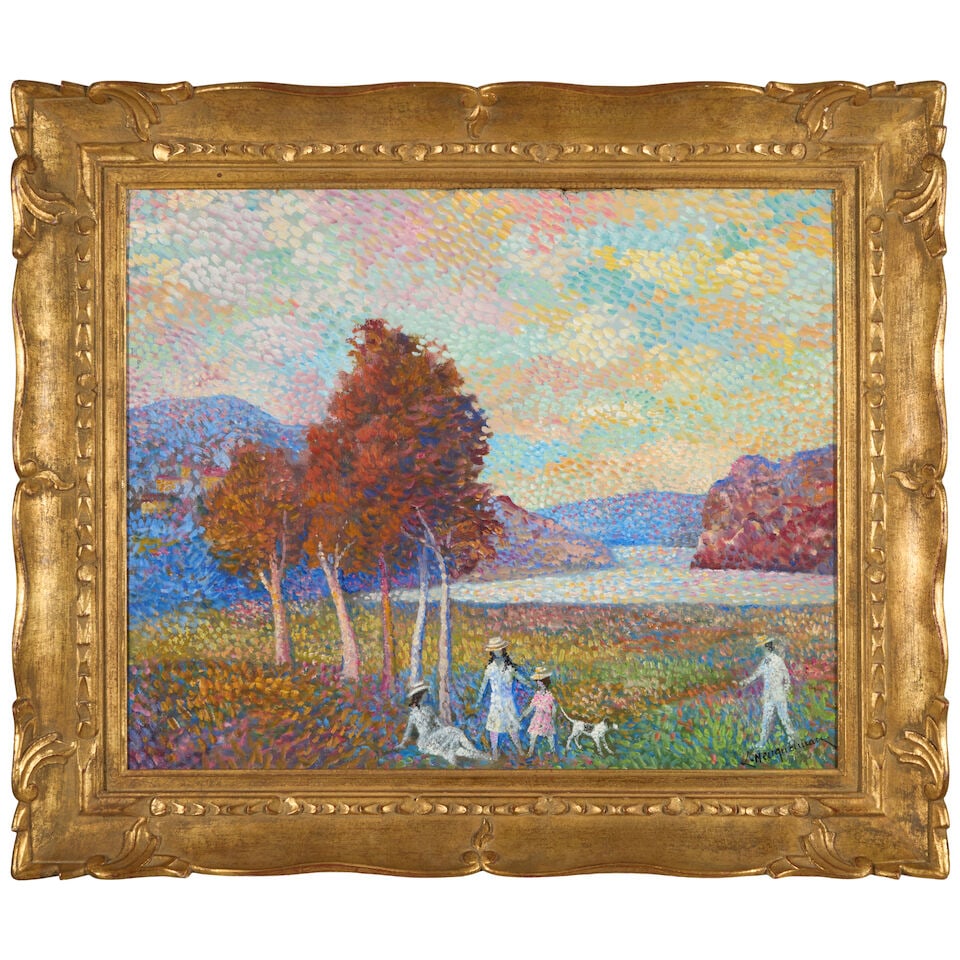 LUCIEN NEUQUELMAN (1909-1988) Promenade en Famille - 2