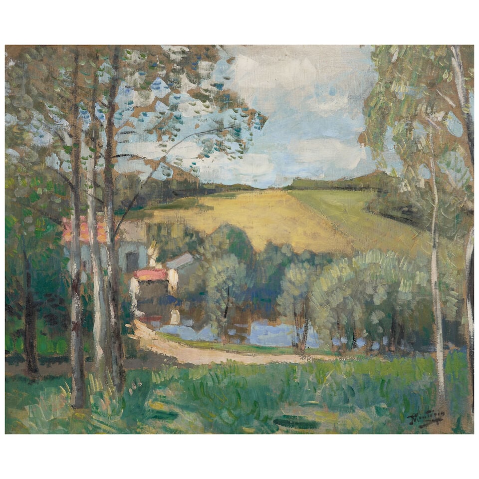 PIERRE EUGÈNE MONTÉZIN (1874-1946) Paysage de Campagne (1 of 4)