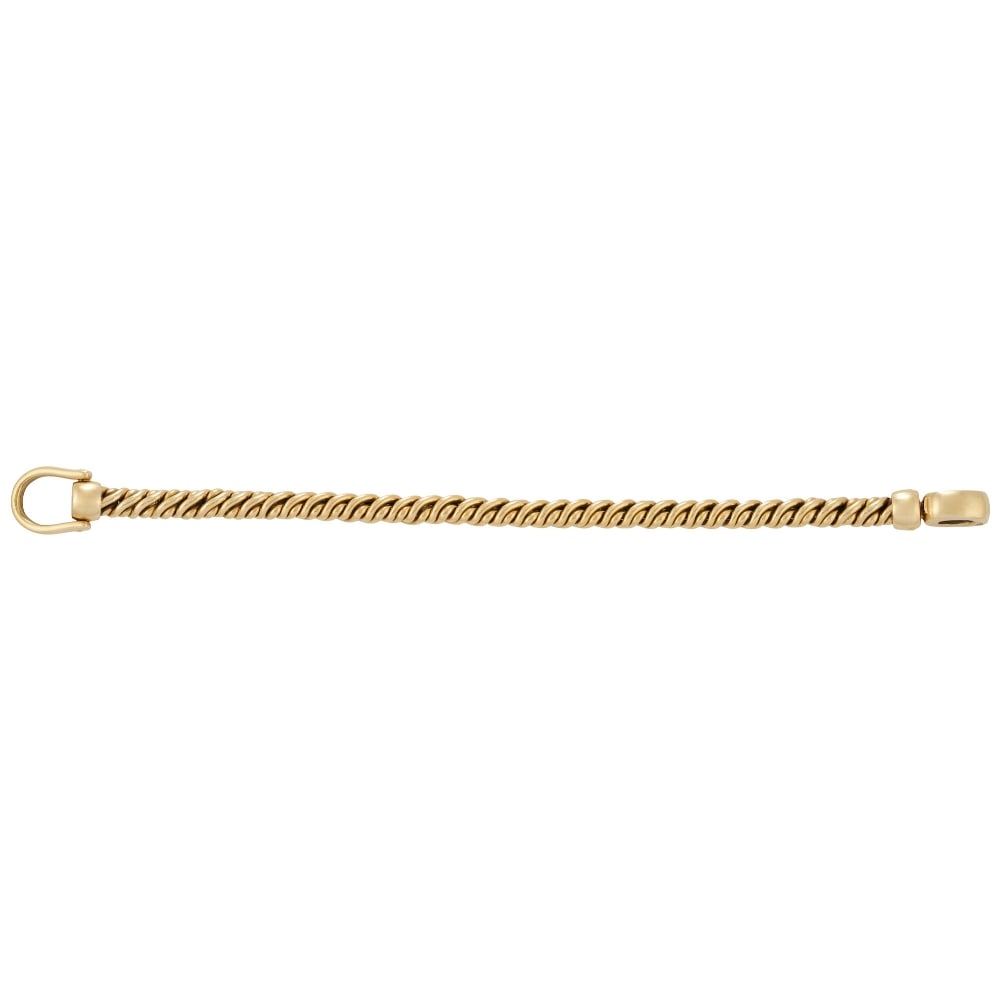 POMELLATO: AN 18K GOLD BRACELET, ITALY: POMELLATO: AN 18K GOLD BRACELET, ITALY Composed of fancy links, weight 39.3 dwt, signed Pomellato, length 7 3/4 in. For further information on this lot please visit Bonhams.com