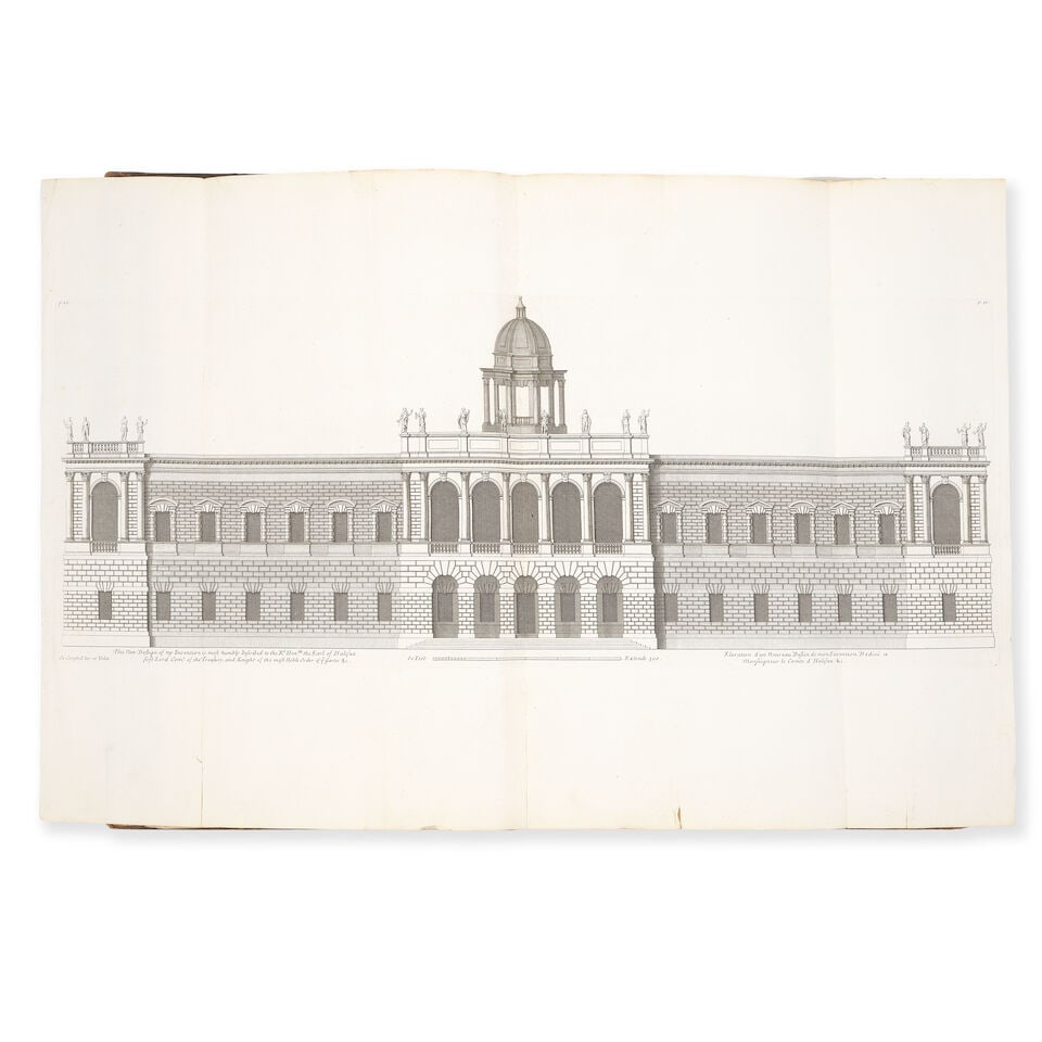 CAMPBELL (COLEN) and others Vitruvius Britannicus, or the British Architect. Containing the Plan... - 2