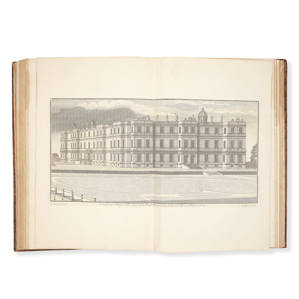 CAMPBELL (COLEN) and others Vitruvius Britannicus, or the British Architect. Containing the Plan... - 4