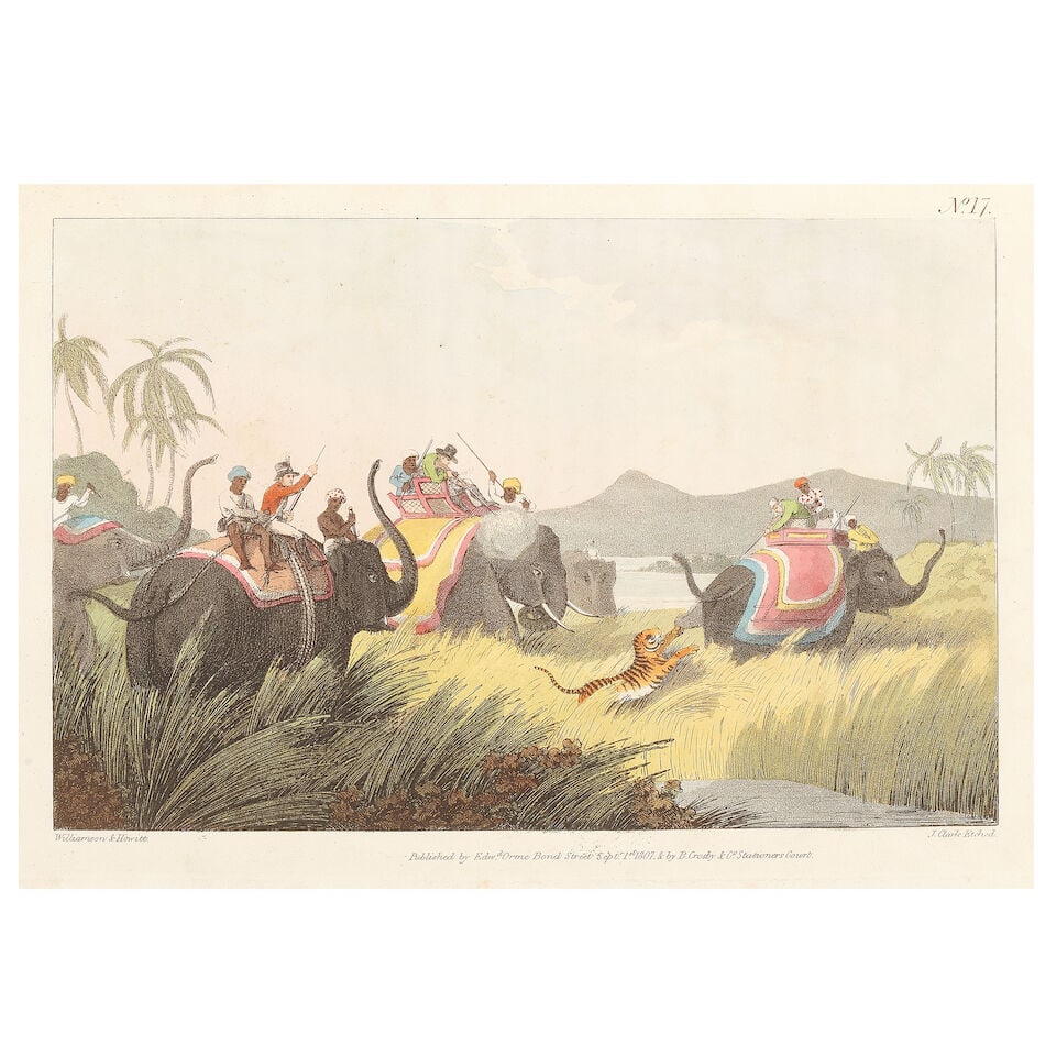 WILLIAMSON (THOMAS) AND SAMUEL HOWETT Oriental Field Sports, Being a Complete, Detailed, and Acc... (1 of 3)