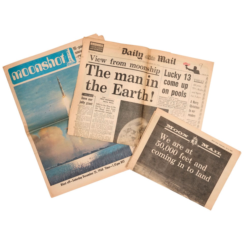 SPACE - APOLLO 8 Small archive relating to the Apollo 8 mission and others - 3