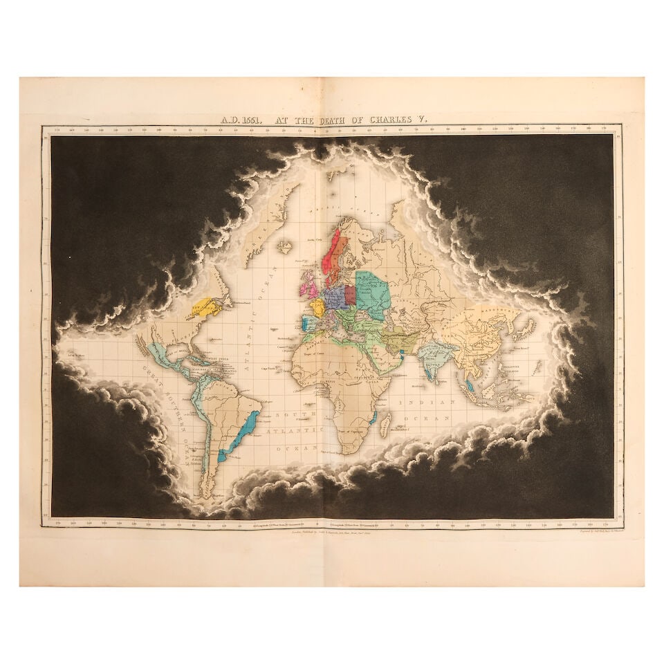 QUIN (EDWARD) An Historical Atlas; in a Series of Maps of the World as known at different period... (1 of 3)